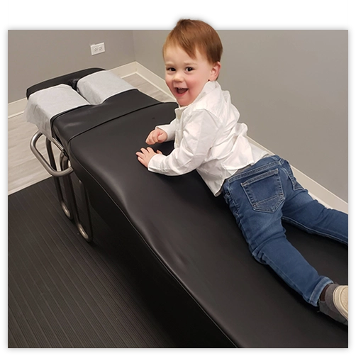 Pediatric Patient On Adjustment Table